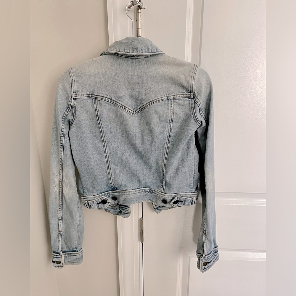 Abercrombie Women’s Denim Jean Jacket w/ Stretch | Size: Small - Picture 4 of 5